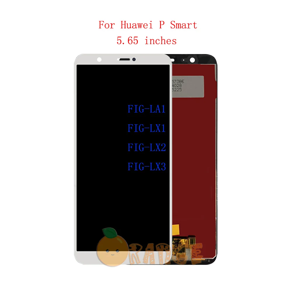 Новая замена ЖК-дисплей Дисплей для huawei P Smart FIG-LA1 FIG-LX1/P smart POT-LX1 POT-LX1AF POT-LX3 Сенсорный экран в сборе - Цвет: White For P Smart