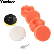 Набор кистей для полировки автомобиля, губка для мытья воском, уход за косметическими полировочными подушечками, набор войлочных составных принадлежностей, автомобильные аксессуары