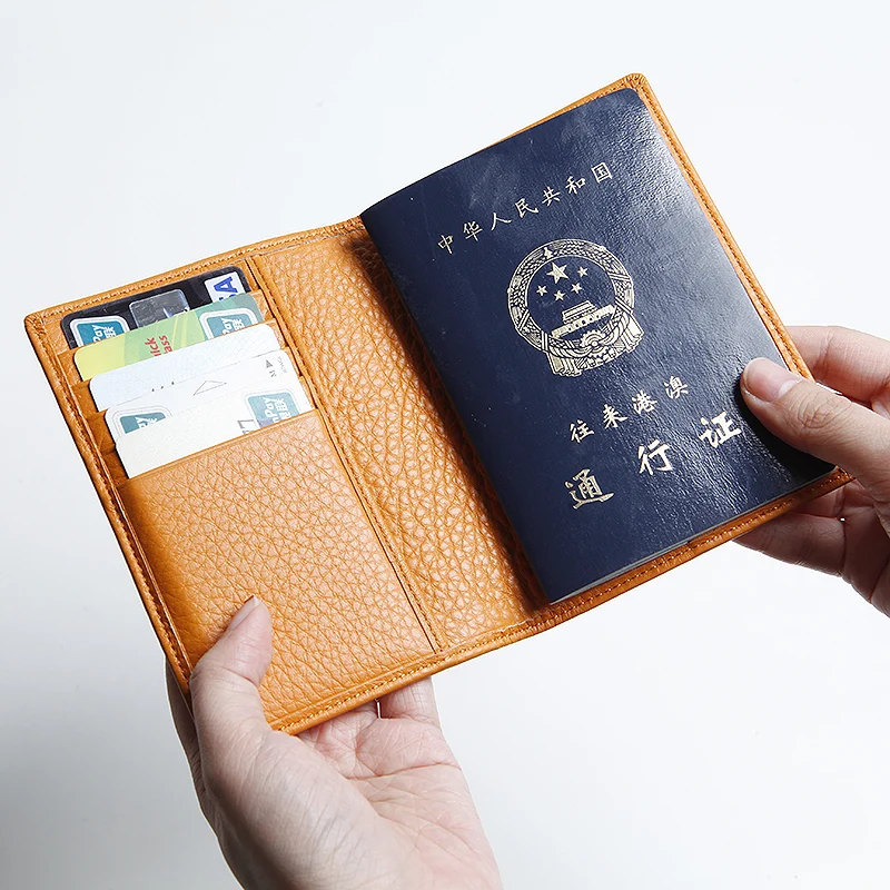 Эмма Яо женская кожаная обложка для паспорта ручной работы кошельки для монет держатели известные бренды паспорта