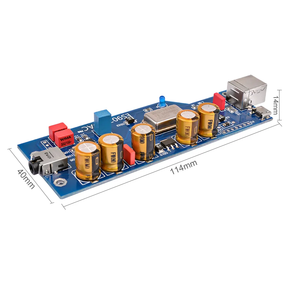 AIYIMA PCM2706 ES9023 Audio DAC Sound Card Decoder With OTG For Headphone Amplifier AMP DIY Zero Noise