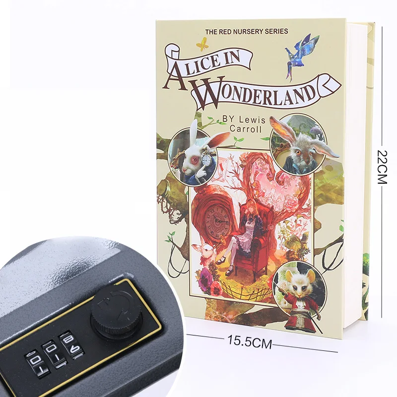 

Safe Storage Box Dictionary Book Bank Jewellery Cash Money Box Hidden Secret Security Locker With Key or Password Lock