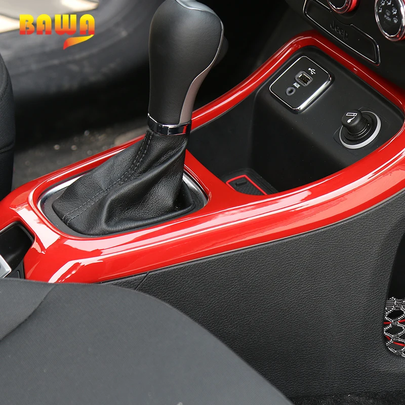 Accessori Interni Red Car Anteriore Faro Lampada Pulsante Interruttore Copertura Trim Cornice Cornice Per Compass 2017-2019 ABS