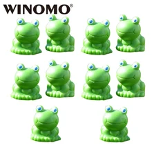 WINOMO 10 шт. голубые глаза лягушка Microlandschaft украшения Смола Дисплей украшения для дома