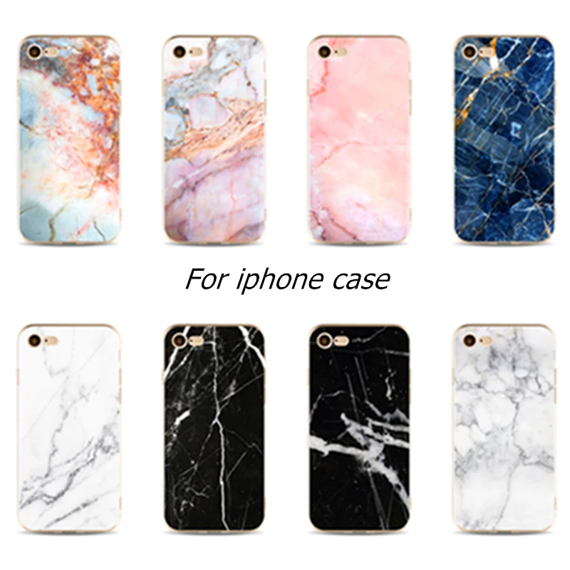 

Perciron Case For iphone 5s 5 SE 6 6s 7 8 plus X Granite Scrub Marble Stone image Painted Silicone Phone Case For iphone 7 case