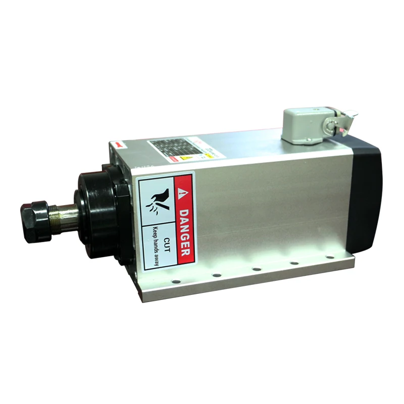 

3.5KW ER20 AC220V Air cooled spindle motor square shape 18000RPM CNC Milling spindle