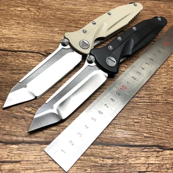 

ZZSQ Delta For Folding Knife D2 Blade G10 Handle Tactical Ball Bearing Pocket Knives Camping Hunting Survival Knife EDC Tools