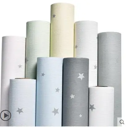 60cm wide 10 meters wallpaper bedroom warm background pure color waterproof star wallpaper bedroom white dormitory female 10 m 60cm wide 10 meters wallpaper bedroom warm background pure color waterproof star wallpaper bedroom white dormitory female 10 m