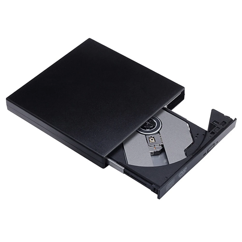 External DVD ROM Optical Drive USB 2.0 CD/DVD-ROM CD-RW Player Burner Slim Portable Reader Recorder Portatil for Laptop