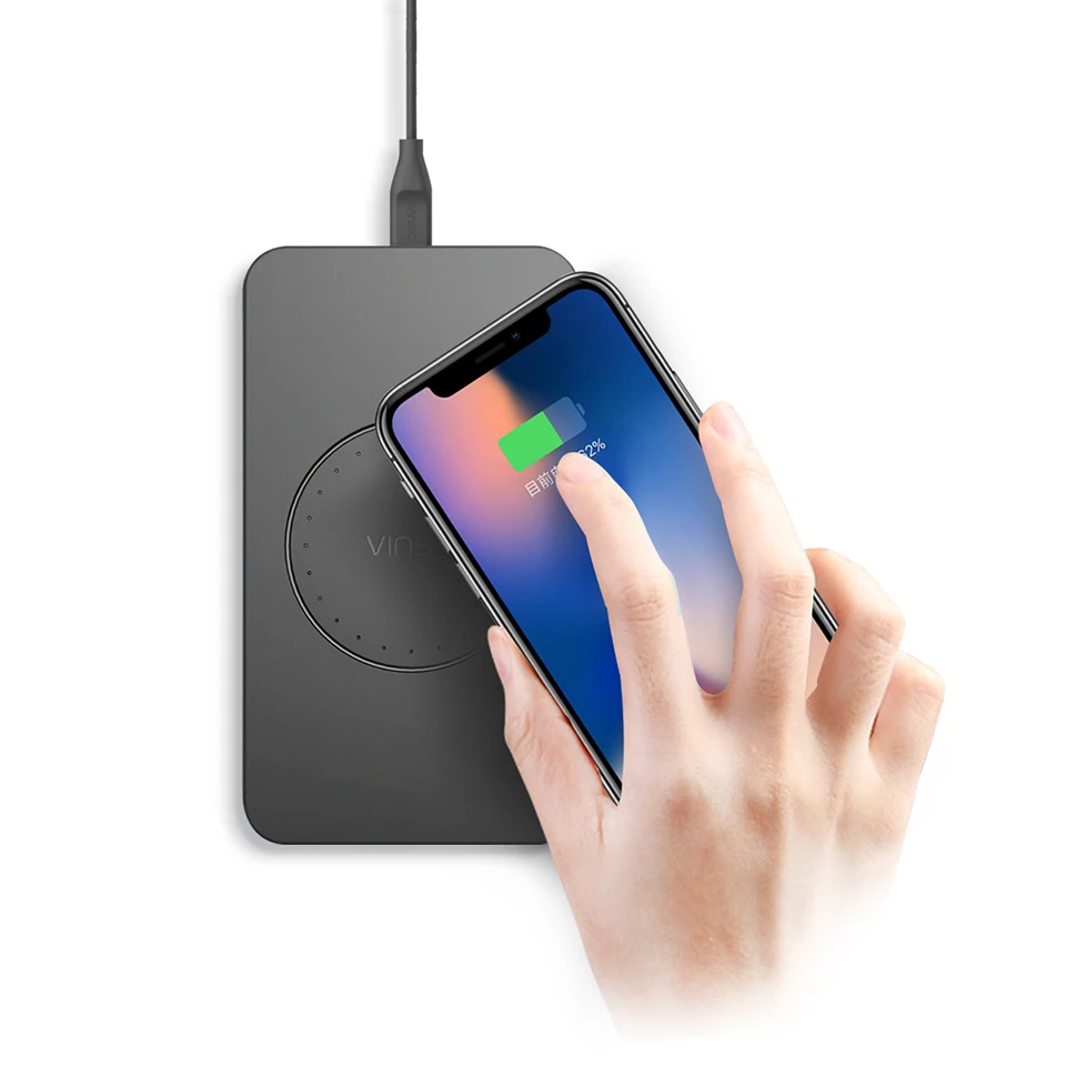

Qi fast Wireless Charger 3 Built-in Charging Coils Charging station for Samsung Galaxy S7/S7 Edge/S6/Note5 for Qi Enabled Device