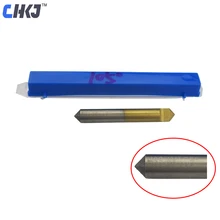CHKJ с титановым покрытием HSS ключ резак для фрезерного станка 105 градусов режущая машина направляющий штифт плоский нож сверло слесарный инструмент