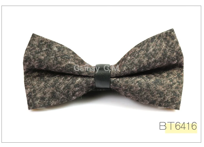 Хлопок и шерсть Bowties для Мужская мода Галстуки Регулируемая Для мужчин S Лук Галстуки классический предварительно связали галстук-бабочка тонкий Gravatas