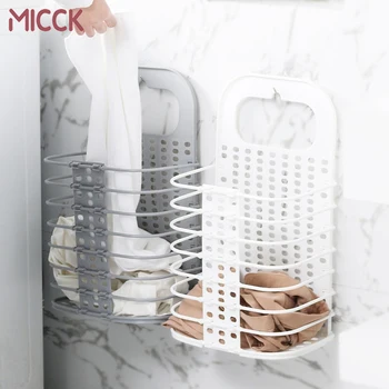

MICCK Large Folding Laundry Basket Storage Laundry Hamper For Dirty Clothes Kid Toy Organizer Kitchen Storage Rack Picnic Basket