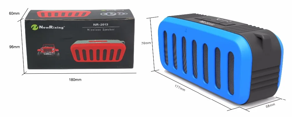 NewRixing NR 2013 беспроводной портативный спикер Bluetooth динамик s дорожный Handfree