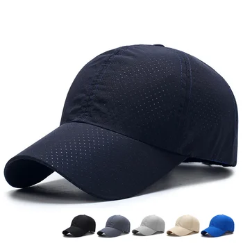 

2019 Solid Summer Baseball Cap Men Snapback Women Quick Dry Mesh Cap Breathable Sun Hat Bone Masculino Trucker Cap