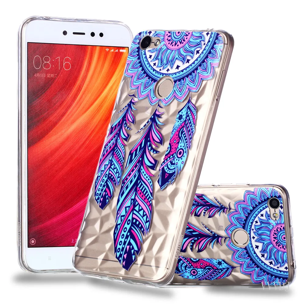 

3D Silicone Case for Xiaomi Redmi Note 5A 5 A Prime back Case TPU Phone Frame cases fundas for Redmi Note A5 Red mi Y1 Y 1 case
