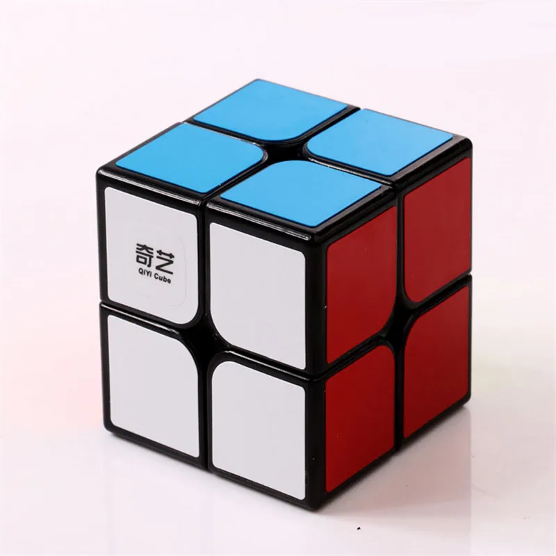 2x2x2 магический куб Мини карманный стикер скоростной куб Professional Competition Twist Cube для детей Puzzle образование игрушки подарок