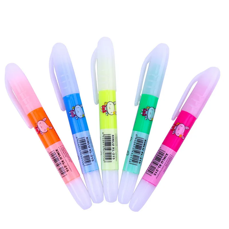 

Colorful Candy Highlighter Oblique for kids stationery School Supplies reading study notes sign cute Pen or family diary Plan