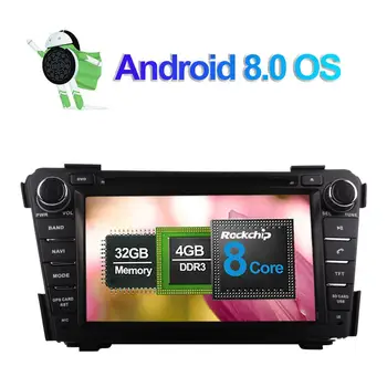

4GB RAM Android 9.0 Octa Core Car CD DVD Player GPS Navigation Head Unit For Hyundai i40 2011+ Auto Radio Stereo SWC WIFI