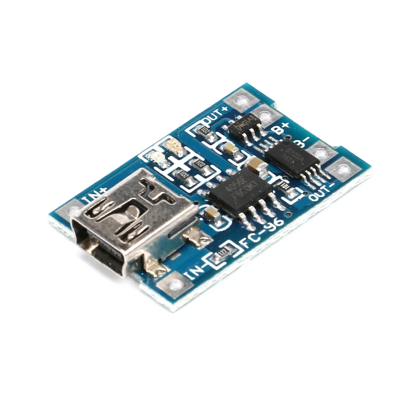 2pcs DIY Kit Parts MINI USB 1A Lithium Battery Charging Board Charger Module With Protection TP4056 18650 Plate 1A Li-ion Cell