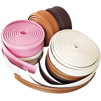 

Length 500cm Waist line 3D Wall Sticker Foam Baseboard Soft Bag Anti-impact Children's room TV background Wall decorative Strip