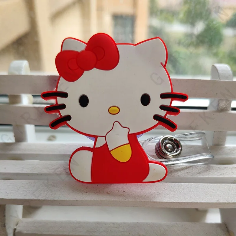 2019 New Cartoon Retractable Pull Badge Reel ID Lanyard Name Tag Card Nurse Badge Holder lovely Kids Reels
