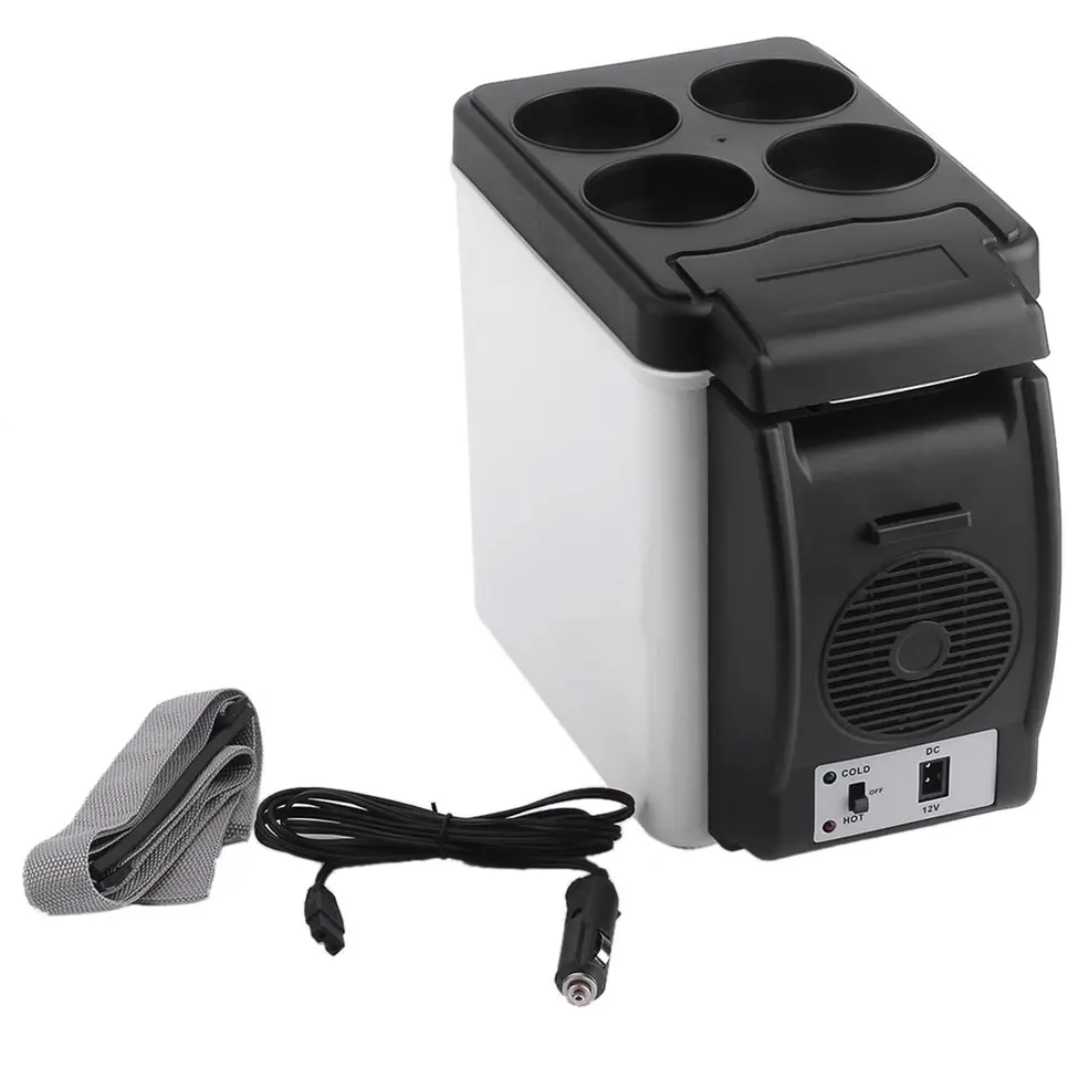 

New Camping home Mini Car Small Refrigerator 12V Mini Fridge Cooler & Warmer Enough Capacity 6L White No Need for Refrigerants