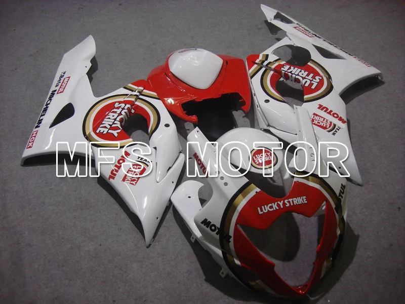 

For Suzuki GSXR 1000 K5 2005 2006 Injection ABS Fairing Kits GSXR1000 K5 05 06 - Lucky Strike - White/Red