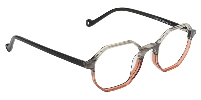 Новинка, брендовые дизайнерские ацетатные очки, Простые Стеклянные уникальные очки, модные геометрические очки для глаз, женские очки, оправа