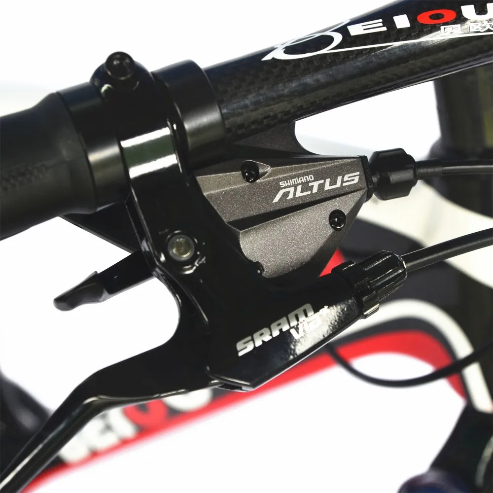 Clearance BEIOU Bicycles Hardtail Mountain Bike 26-Inch Shi mano 3x9 Speed S R A M Brake Ultralight Complete Carbon MTB Frame CB014 7 Clearance BEIOU Bicycles Hardtail Mountain Bike 26-Inch Shi mano 3x9 Speed S R A M Brake Ultralight Complete Carbon MTB Frame CB014 7