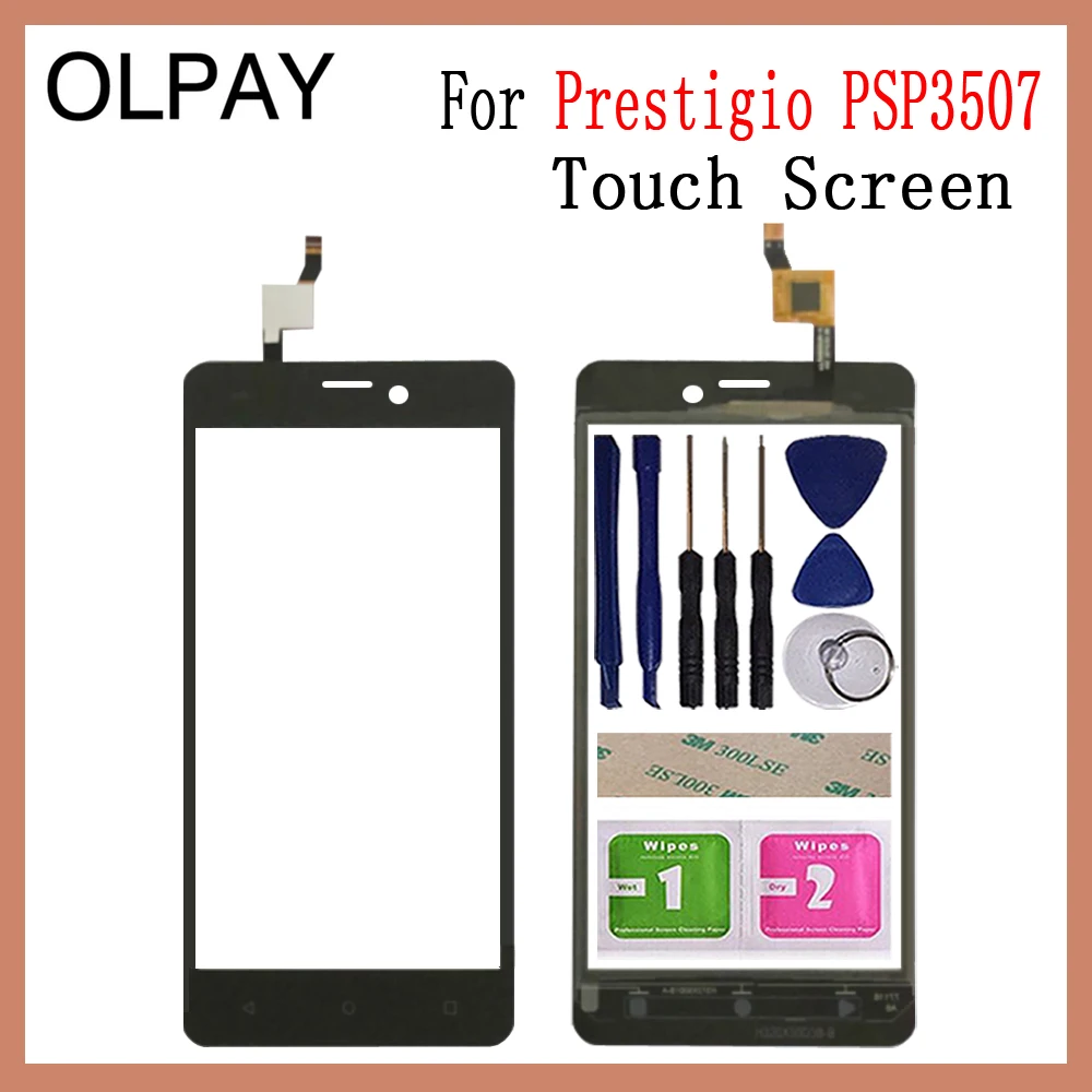 

OLPAY 5.0'' Mobile Touch Glass For Prestigio Wize N3 NX3 NK3 PSP 3507 PSP3507 DUO Touch Screen Glass Digitizer Panel Sensor