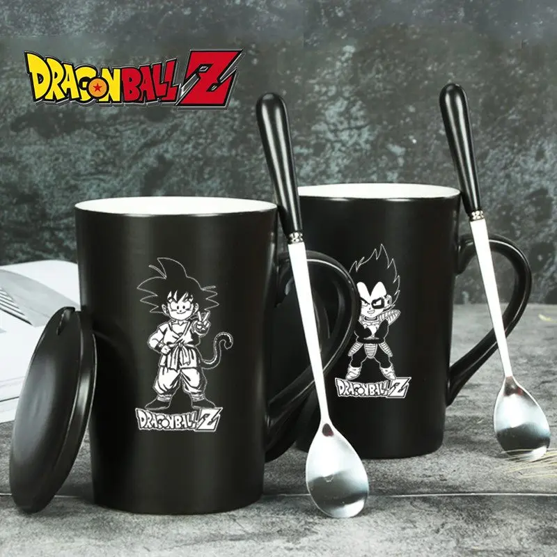 

Anime Naruto Mug 420ml Ceramic Kakashi Itachi Sasuke Sakura Cup With Cover And Spoon Novelty Birthday Gift