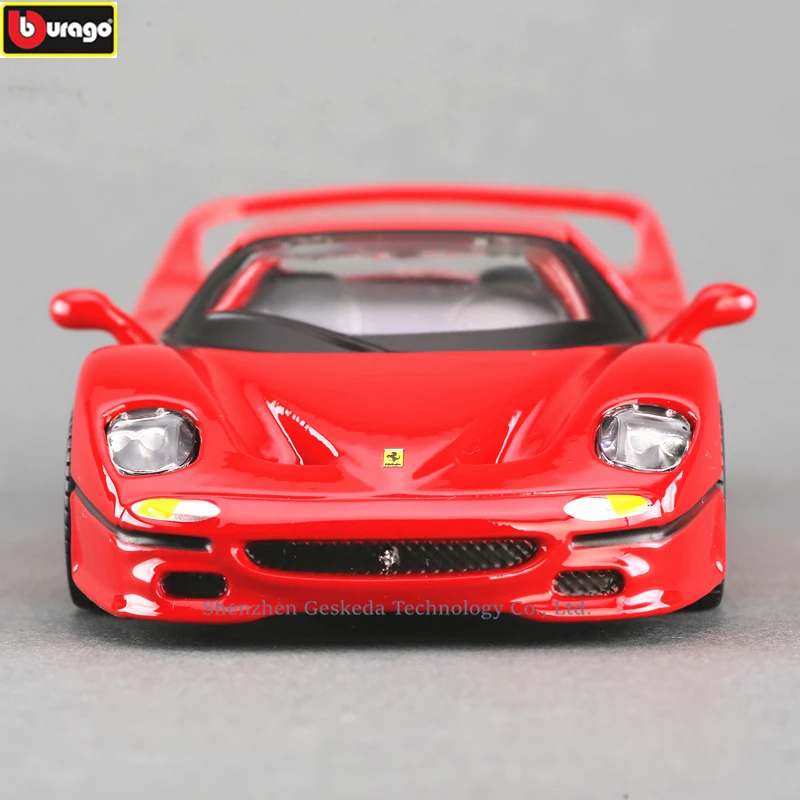 Модель автомобиля Bburago Ferrari F50 1:32 с имитацией высоты литье под давлением