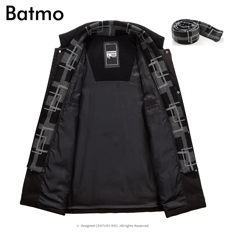 Batmo Новое поступление зимняя высококачественная мужская куртка на 80% белом утином пуху, зимнее Мужское пальто, большие размеры M, L, XL, XXL, XXXL 8903
