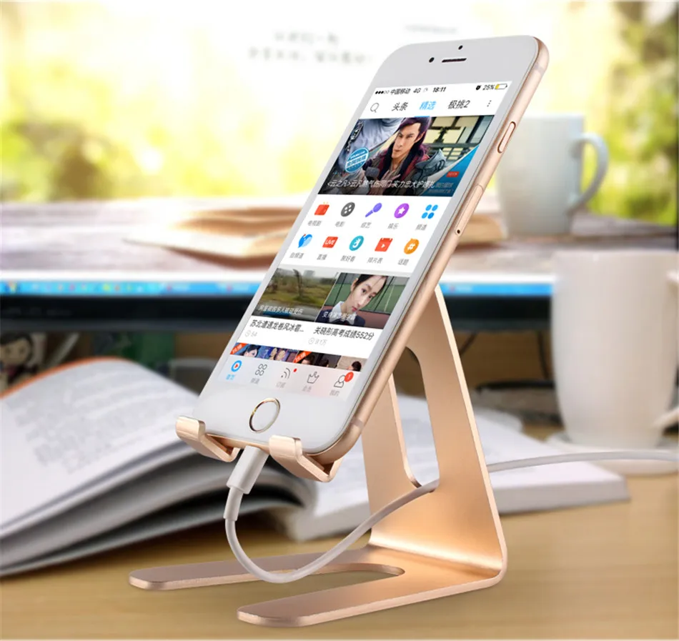 Universal Metal Mobile Phone Stands Holders For iPhone X 7 8 Plus For Samsung S9 Plus For Huawei p20 For Xiaomi Holders Stand  (11)