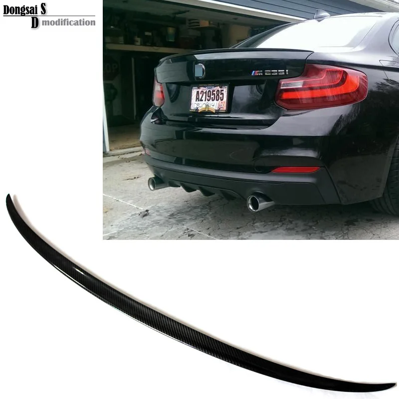 

2 series F22 coupe vehicle rear trunk spoiler for BMW F22 F23 F87 M2 2014 + 218i 220i 228i M2 style spoiler for F22 M235i