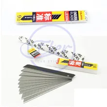 Японский TaJima 10 шт. лезвия 45 градусов металлическая сталь сменные лезвия для ножа 9 мм 10 шт. лезвие/упаковка