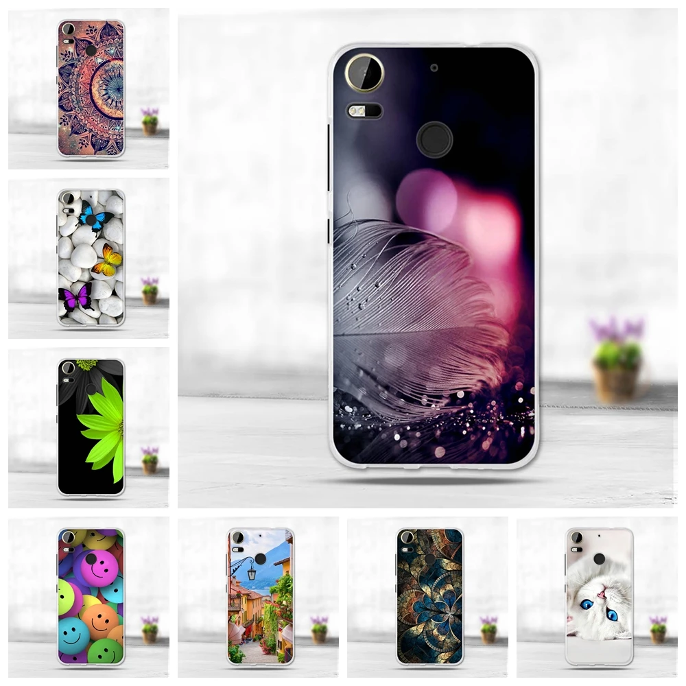 3D чехол с милыми животными для HTC Desire 10 pro рисунком задняя крышка Мягкий