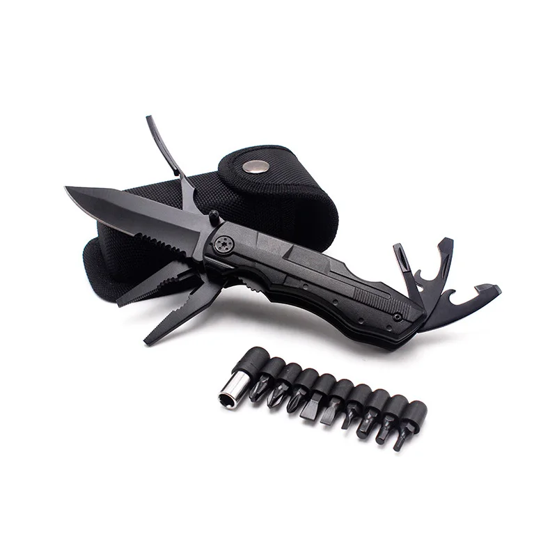 

5 in 1 Multi-Tool Pocket Hunting Knife Stainless Steel Knife Pliers Outdoor Military Camping Pliers Folding Knife Hand Tool Sets