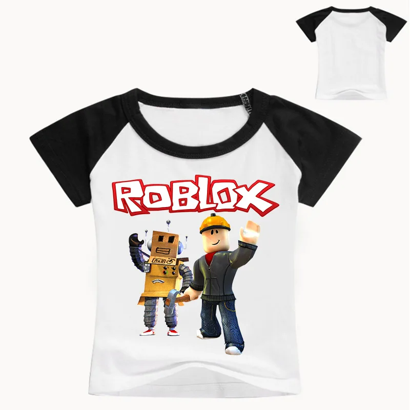 

2019 summer children's clothing girls t shirt cartoon ROBLOX RED NOSE DAY Gaming Pattern boys T-shirt Kids Fashion T Shirts
