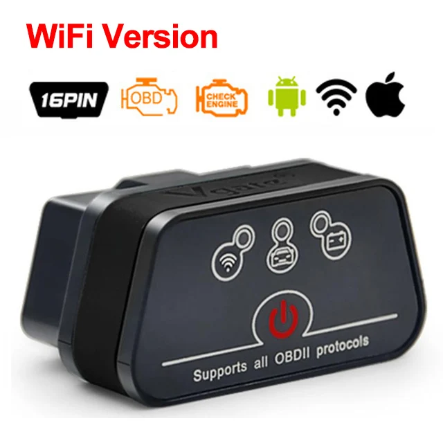 ICar 2 Bluetooth/Wifi ELM327 считыватель кодов obd OBD2 сканер elm327 iCar 2 диагностический инструмент Android/PC крутящий момент для автомобилей OBDII - Цвет: as picture