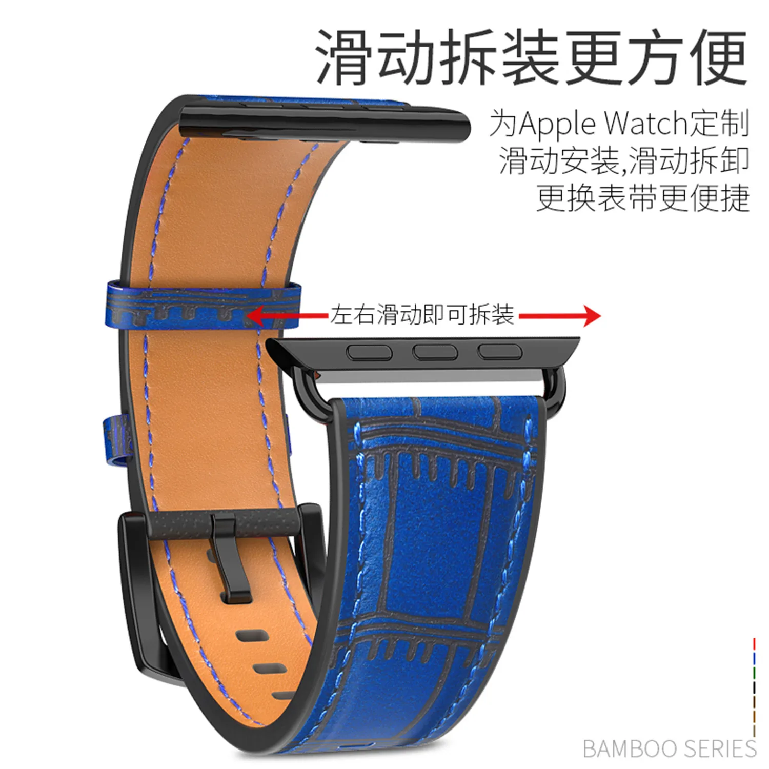 Ремешок HOCO из натуральной воловьей кожи для Apple Watch Band 38/40 мм 42/44 классический
