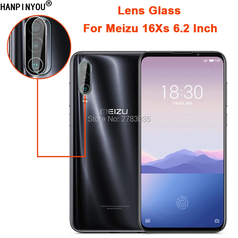 

For Meizu 16Xs 6.2" Clear Ultra Slim Back Camera Lens Protector Rear Camera Lens Cover Tempered Glass Protection Film