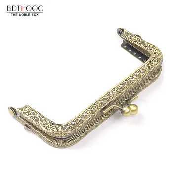 

10.5cm Arch Metal Purse Frame Handle for Clutch Bag Handbag Accessories Making Kiss Clasp Lock Antique Bronze Bags Tone Hardware