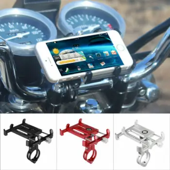 

Bicycle Bike Phone Holder Handbar Aluminum Alloy Clip Stand Mount Bracket