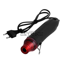 Тепловая пушка термоусадочная горячего воздуха Температура 220 V 300 W Электрический Мощность сопло черный T12 Прямая поставка