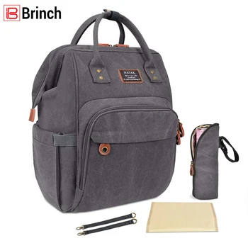 

Baby Diaper Bag Backpack Water-Resistant Nylon Diaper Bag Organizer Include Changing Pad Large Nappy Backpack For Men and Women