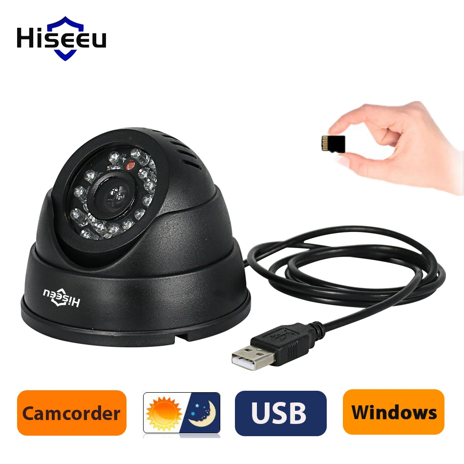 

Security Dome camcorder IR CCTV Camera Video Memory Card Storage Night Vision Auto Car Driving record Recorder DVR USB