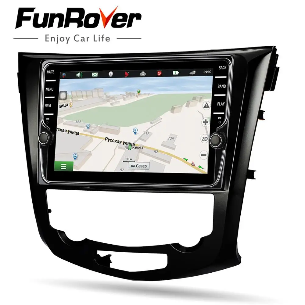 Clearance Funrover 2 din Android 8.0 9" Car DVD multimedia Player for Nissan X-Trail Qashqail 2014 -2017 radio gps navigation stereo audio 3 Clearance Funrover 2 din Android 8.0 9" Car DVD multimedia Player for Nissan X-Trail Qashqail 2014 -2017 radio gps navigation stereo audio 3