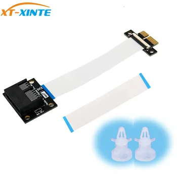 

PCI Express 36Pin Adapter Extender Flexible Printed Circuit 1X PCI-E Extension Cable Horizonal Installation Connector
