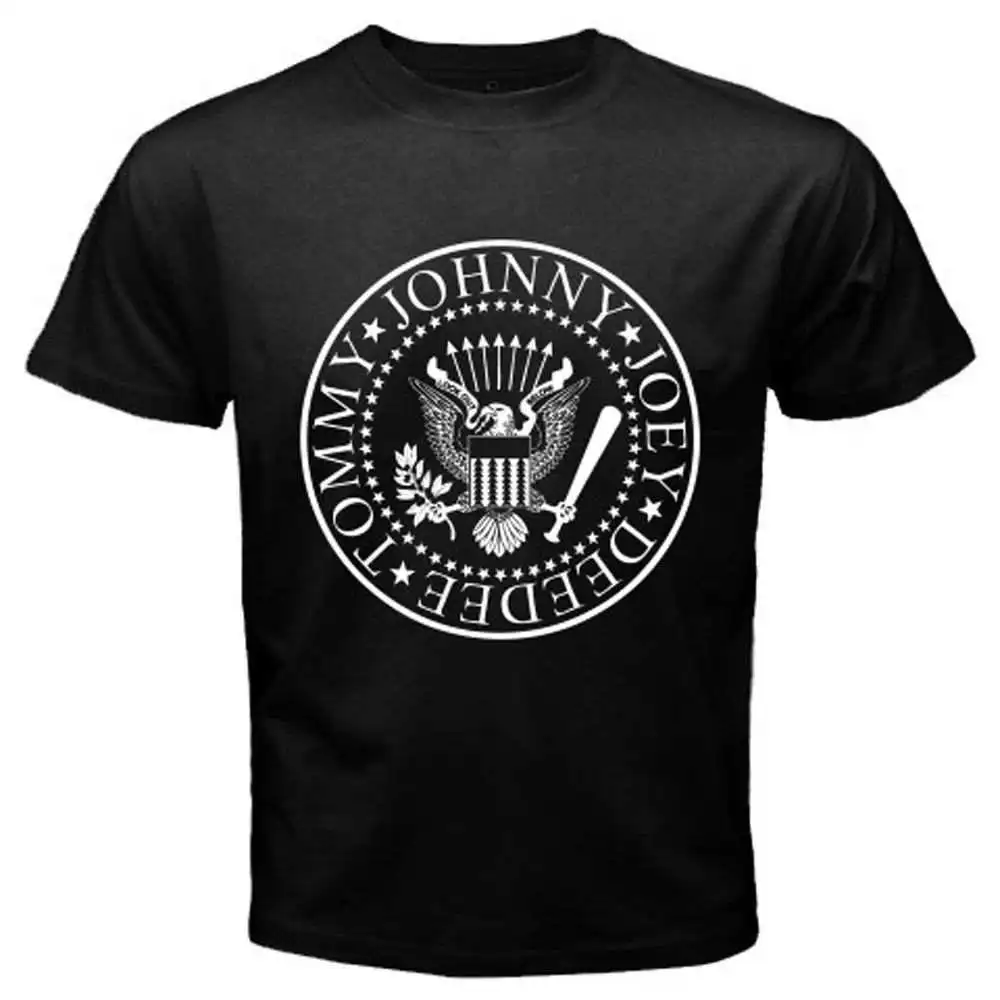 Новый The Ramones американской панк рок группы Для мужчин черная футболка аниме